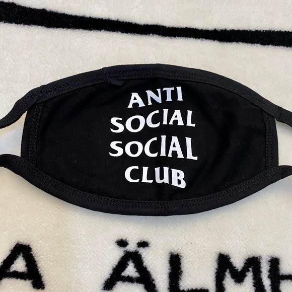 ASSC - Anti Social Social Club Logo Face Mask